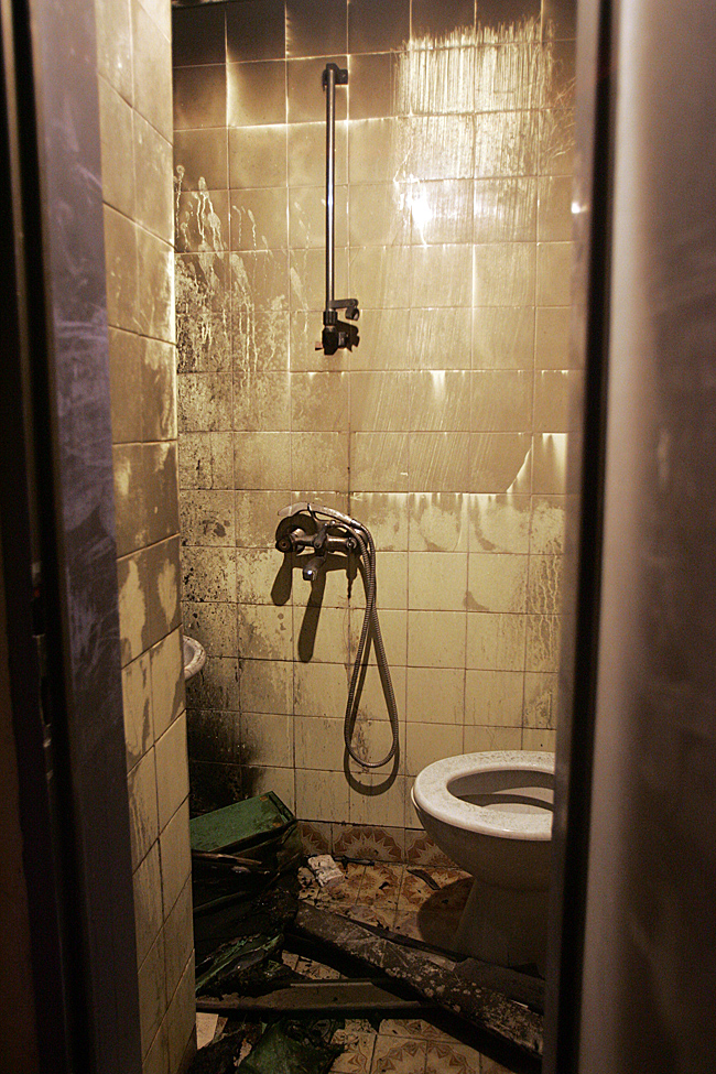 studentski dom goce delcev, pozar